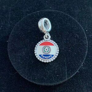 Pandora Paraguay Flag Exclusive Charm Pendant